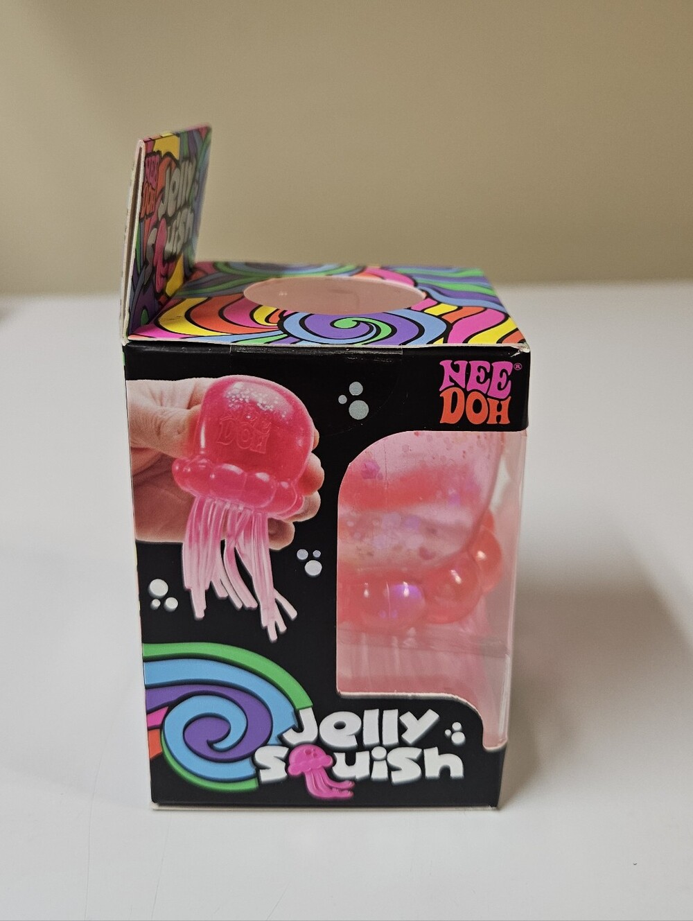 NeeDoh Pink Jellyfish Jelly Squish New In Box Authentic Schylling - Picture 3 of 6